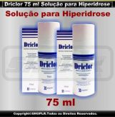 Driclor 75 ml - Solução para Hiperidrose.